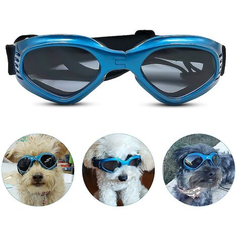 Gafas de sol para perros, correa ajustable para gafas de sol Uv, protección impermeable