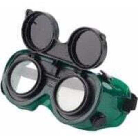 Gafas de soldar abatibles frontalmente, gafas protectoras para soldadores con lentes de 50 mm, gafas de seguridad utilizadas para soldar, quemar con soplete y cortar.