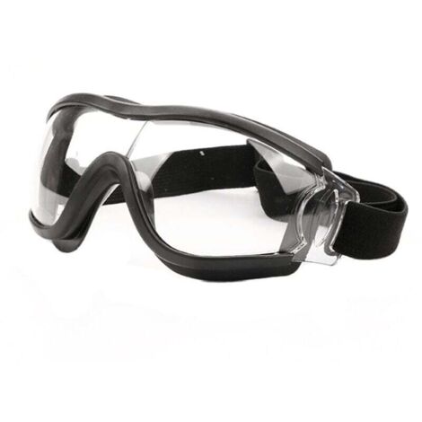Gafas de trabajo Perfect Fit - Gafas antipolvo de ajuste universal - Gafas protectoras - Lentes antirrayas, negras