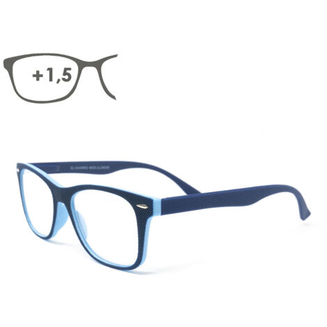Gafas Lectura Illinois Azules. Aumento +1,5 Gafas De Vista, Gafas De Aumento, Gafas Visión Borrosa
