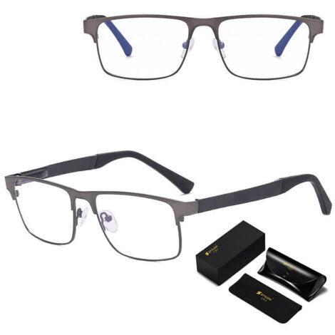 Gafas para ordenador con lentes transparentes y filtro de LUZ AZUL STL37I color caramelo accesorios