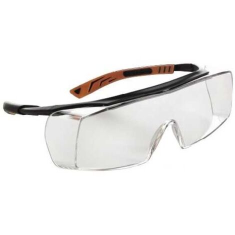 Gafas patillas ajustables con almohadilla blanda, claras 5X7 Univet