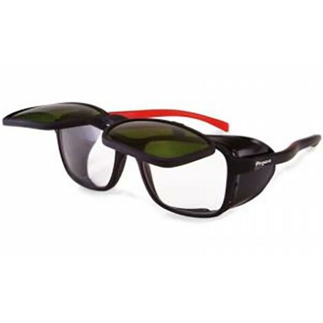 gafas pegaso soldadura duplex 1095 ø5 para soldador con lentes graduadas - suplemento abatible -