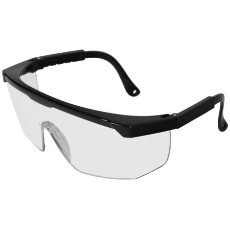 Gafas Proteccion Con Patillas Ajustables Certificación EN166. Lente Color Transparente. Gafas Protección Gafas Trabajo