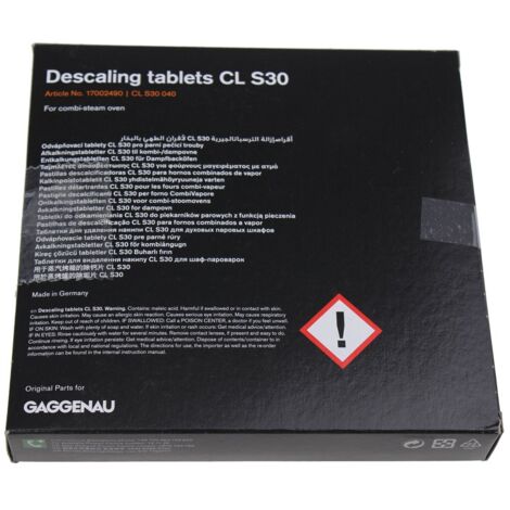 Gaggenau Pastiglie Decalcificanti 17002490 / CLS30040 (4x120g)
