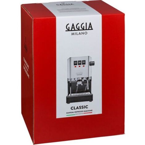 Gaggia Classic Evo Espressomaschine Edelstahl 2,1 L