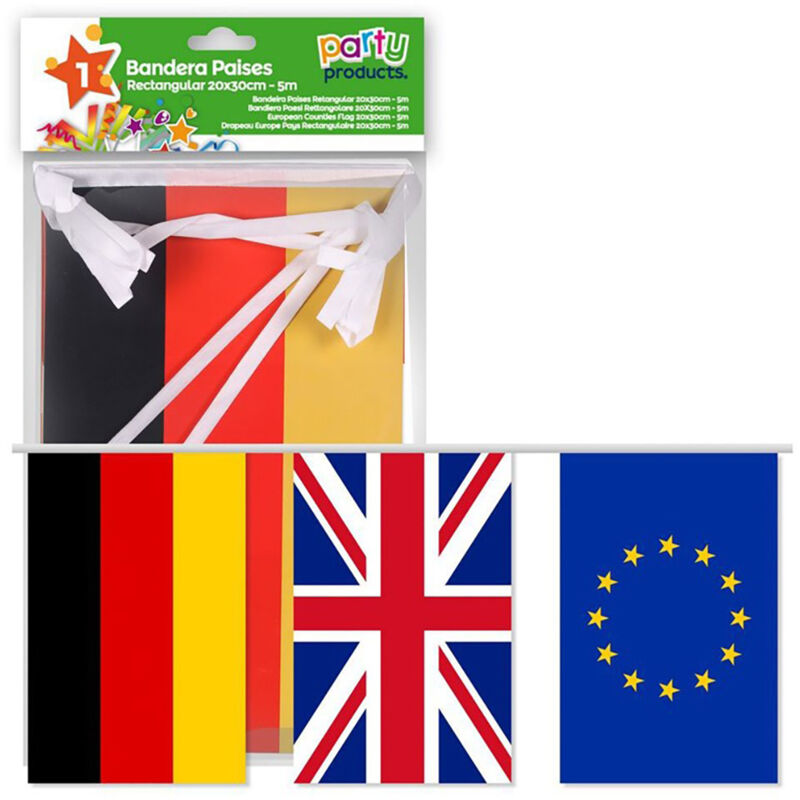 Image of European Tools - bandiere paesi europei rettangolare 20x30cm prodotti per feste