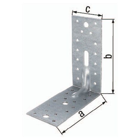 GAH 335724 Schwerlast-Winkelverbinder ETA-8/165 150 x 150xS2,5mm Anzahl Löcher 1