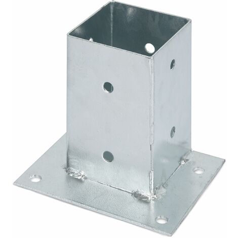 GAH-Alberts 211745 Porta palo da avvitare, Acciaio, 91 x 91 mm