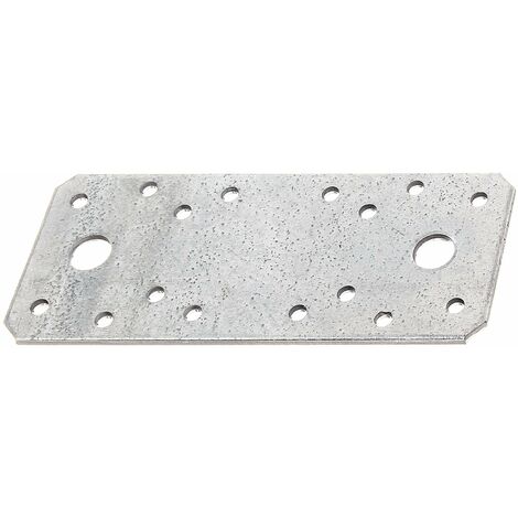 GAH-Alberts 339050 Lastrina di Giunzione Piana, Acciaio, 135 x 55 mm, 15 pz