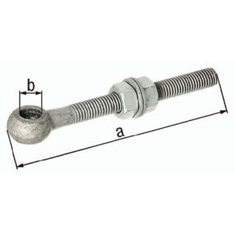 GAH - Alberts Vis à œil M20 L.150 mm 18 mm galvanisé - 417284