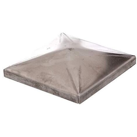 GAH-Alberts 418038 Copripalo per pali in metallo quadro, Acciaio, 100 x 100 mm / 10 pz