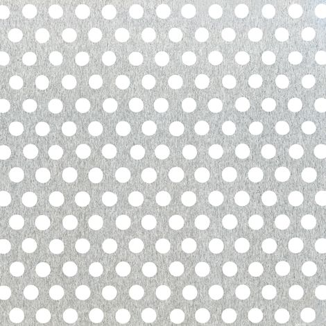 GAH ALBERTS 464240 TÔLE PERFORÉE, ALUMINIUM, 250 X 500 X 0,8 MM