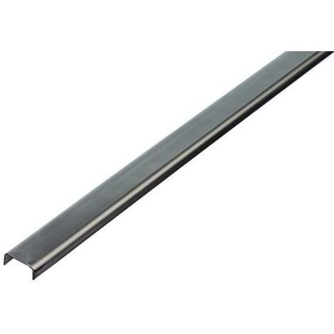 GAH-Alberts 485306 Profilo a U, Acciaio, 1000 x 20 x 10 mm