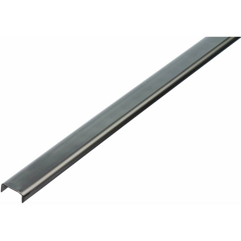 485313 Profilo a u, Acciaio Inox, 1000 x 16 x 10 mm - Alberts