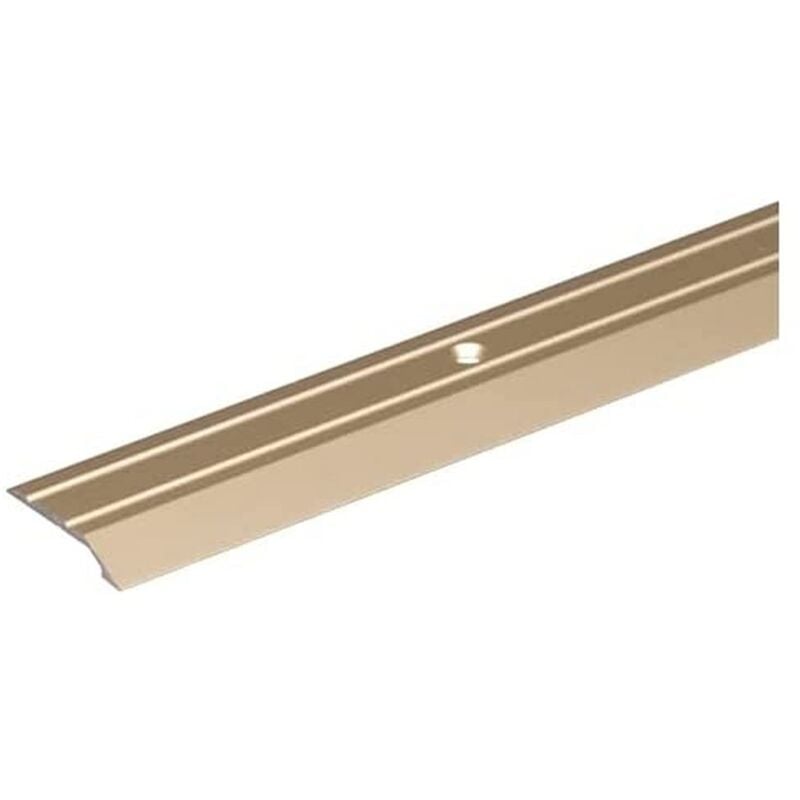 490492 Profilo di livellamento forato alluminio, anodizzato color sabbia 900 x 30 mm - Alberts