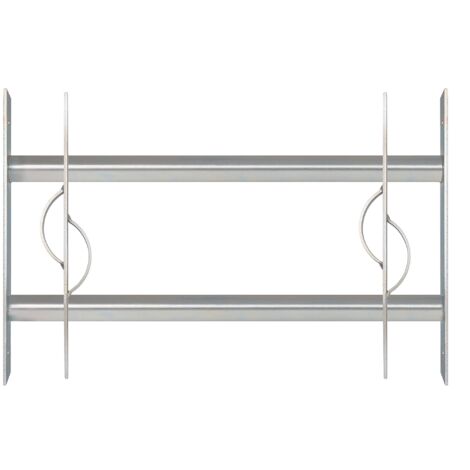 GAH-Alberts 563585 Inferriata per finestre Secorino Style estendibile per finestre esterne griglia antieffrazione zincata blu 300 x 500-650 mm