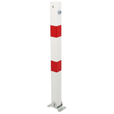 GAH Alberts Absperrpfosten KLAPPY 70x70 mm Dreik. Aufschr.