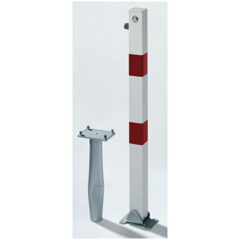 GAH Alberts Absperrpfosten KLAPPY-BO 70x70 mm Dreik. Einbet.