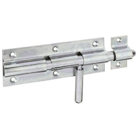 GAH Alberts Bolzenriegel mit befestigter Schlaufe gerade, 210mm Stahl, galvanisch verz.