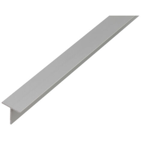 GAH Alberts T-Profil glatt L1.000, B 15xH15mm Aluminium silberfarbig