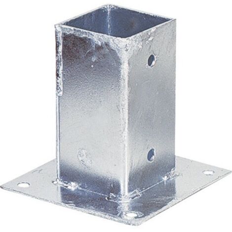 GAH Ancre sur platine pour poteaux en bois carré 211615