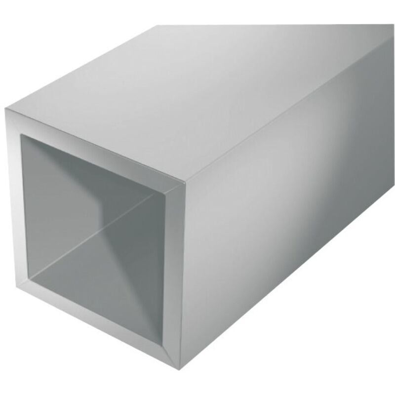 Aluminium tube carré 1000/20x20x1,5mm argent
