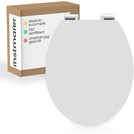Gaia MDF WC-Sitz MANHATTAN GREY, mit Absenkautomatik