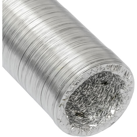 Aygrochy Tuyau flexible en aluminium de 200 mm pour hotte aspirante,  ventilateur tubulair(5 mètres de longueur) : : Jardin