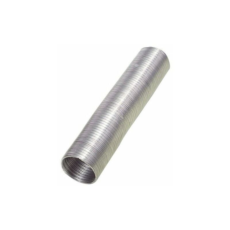 Tube compact en aluminium gris ø 150 mm./5 mètres