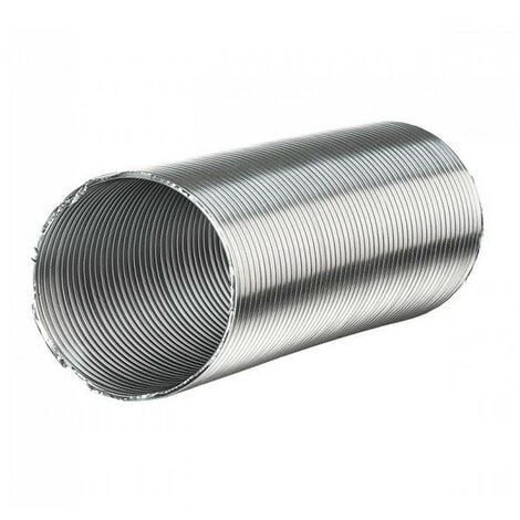 Gaine aluminium semi-rigide - 200mm x 3 mètres ventilation