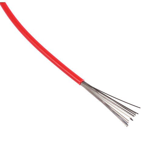 Gaine de câble de dérailleur 4mm pour vélo de route (rouge/câble de vitesse)