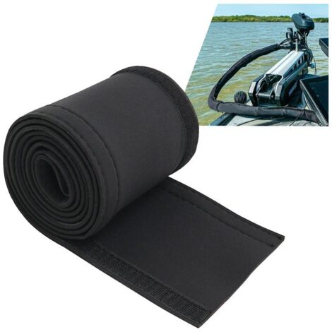 Gaine de câble pour moteur de pêche – Néoprène 60 pouces – Protection contre eau de mer et UV – Fixation velcro
