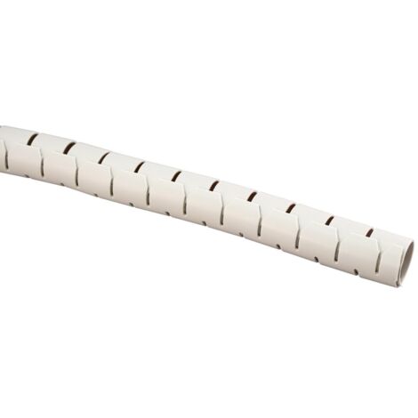 Gaine de câble spiralée RS PRO, Ø 25mm 27mm, en PP Gris ( Prix pour sachet de 25 Mètres )