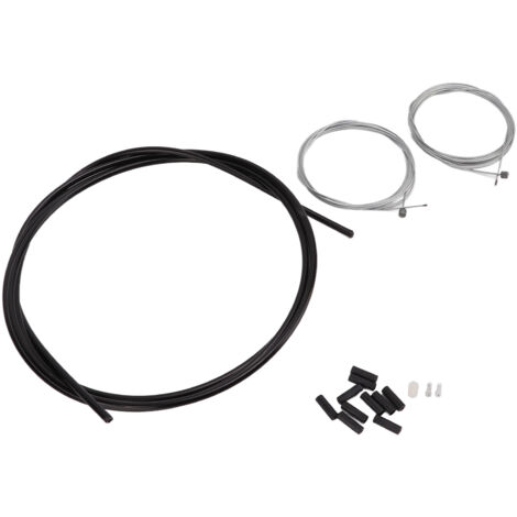 Gaine de câble vélo universelle pour route et VTT, kit complet avec câbles et fourreaux.