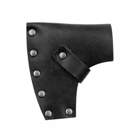 Gaine de Hache, Housse Lame Hache en Cuir Étui Protection Hache Sac Brun Hache avec Sangle Réglable pour Extérieur Camping Randonnée Chasse