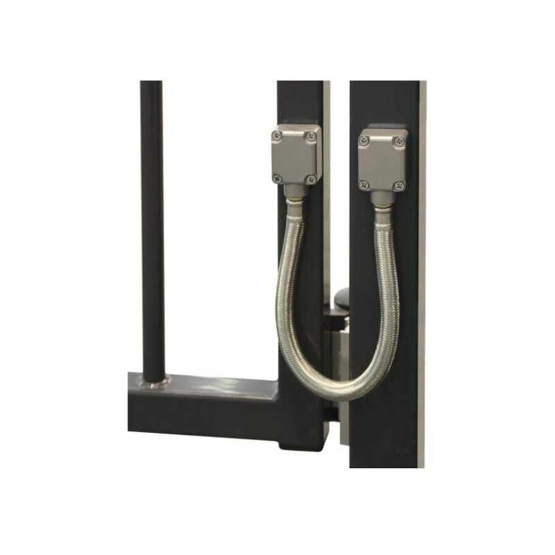 Gaine de passage renforcée en acier inoxydable 450 mm / diam. 9mm / anti-cisaillement Locinox