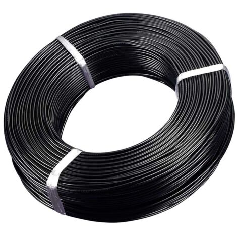 Gaine de protection 3 mm±0.25 RS PRO, Noir en PVC, 30.48m