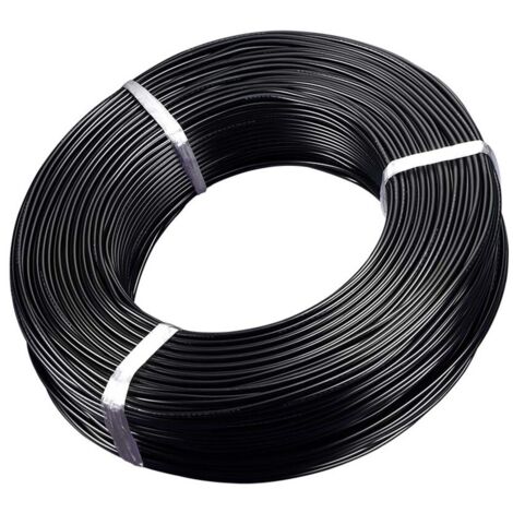Gaine de protection RS PRO, Noir en PVC, 30.48m