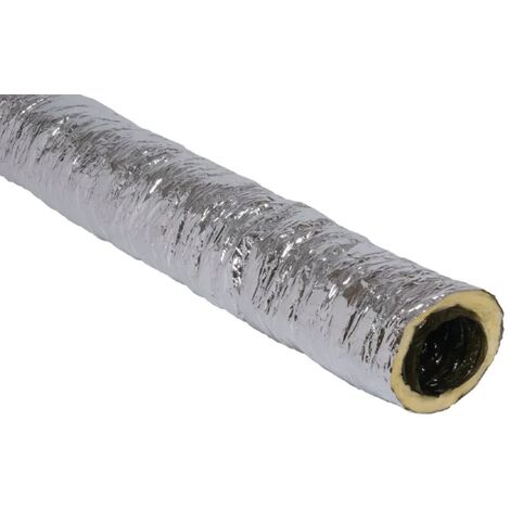Gaine de ventilation isolée isotherm ST1 ep25mm - Longueur 6m