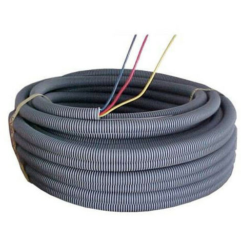 Gaine électrique préfilée 100m 3G1.5 – ICTA – Pour installations électriques en intérieur – Résistante aux UV et à l'humidité – Id Cables