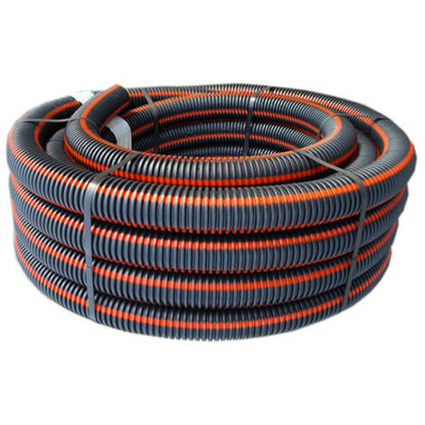 Gaine électrique TPC 63mm double paroi – Couronne de 25 mètres avec tire-fil intégré – Pour chantiers humides et espaces confinés – Id Cables