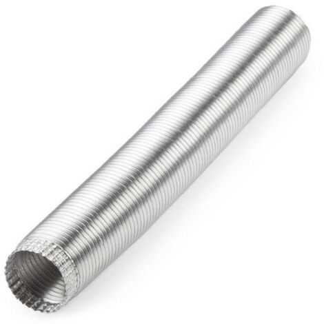 Gaine en aluminium long. 3m diam. 120mm