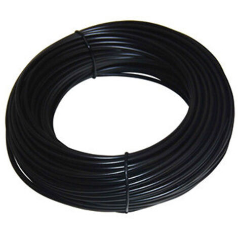 Gaine en rouleau plastifiée de 25 mètres. Ø: ext.:5mm - E: Ø int: : 2mm.