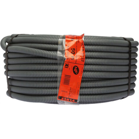 Gaine icta avec tire-fil ø 16 mm  gris 50m