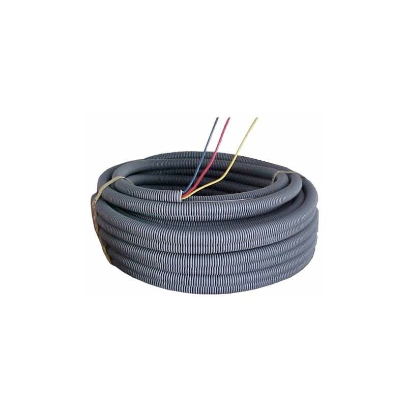 Electraline - Gaine préfilée d'installation 3 x 1.5 mm², L.100 m