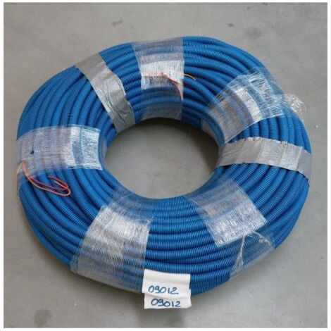 Gaine ICTA préfilée bleue Ø 16mm (bobine de 100m) 3x1.5mm² fil rouge-orange-orange Chronofil LEGRAND