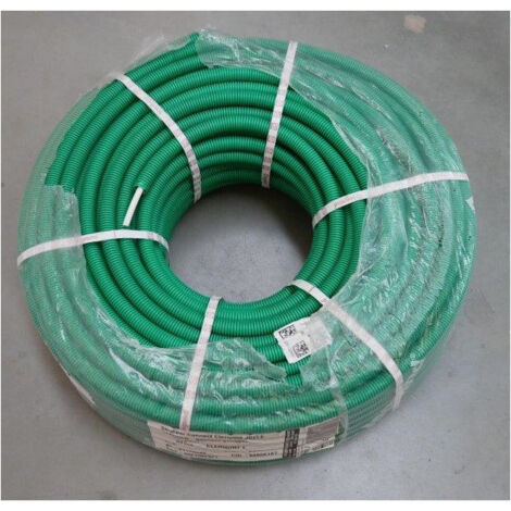 Gaine ICTA préfilée verte Ø 20mm (bobine de 100m) câble Grade 3 TV+SAT 4 paires catégories 6F et 6FTP Chronofil LEGRAND