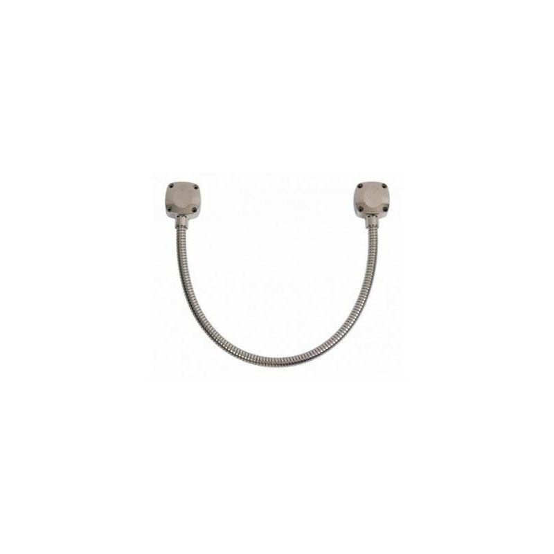 Gaine inox renforcée 50 cm diamètre 13/10 mm avec chapeaux carrés Sewosy