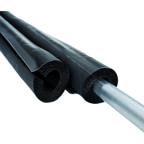 Gaine isolante fendue à recouvrement adhésif - ep 13mm - Long 2ml